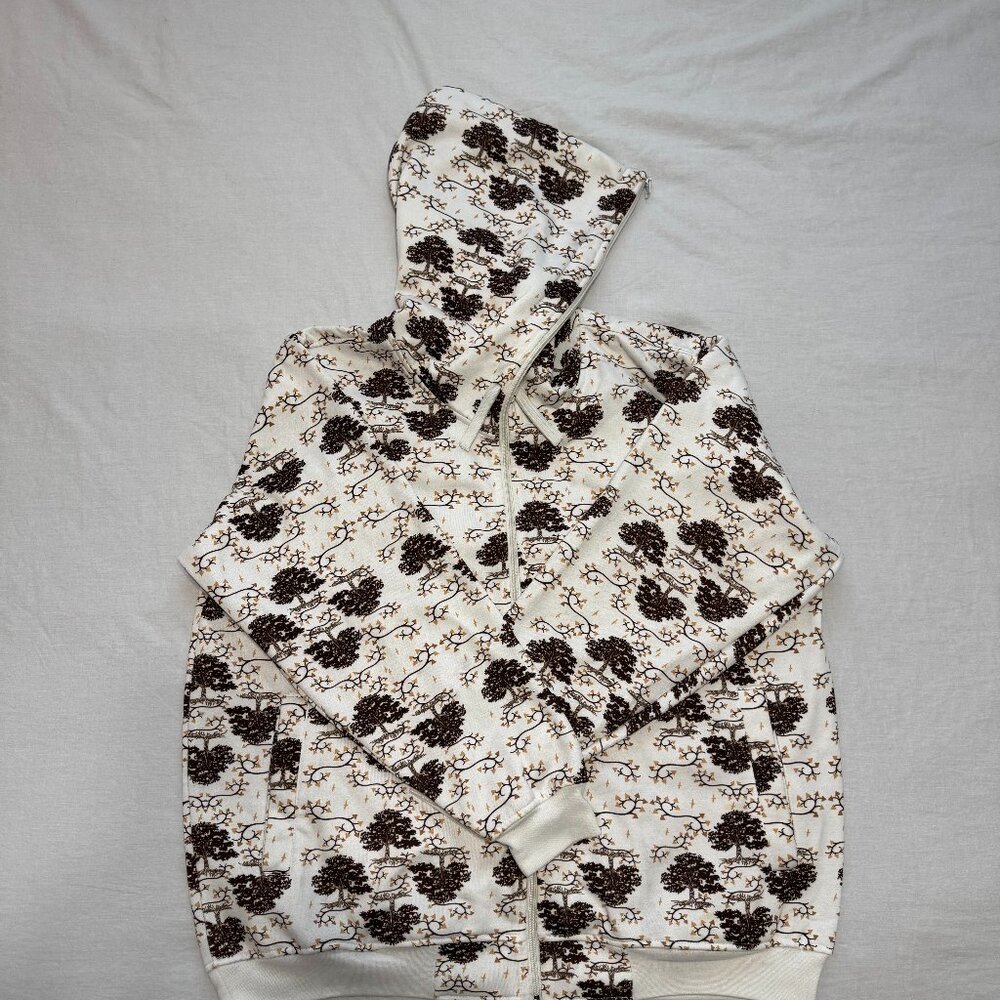 Y2K Raw Blue Full Zip Hoodie